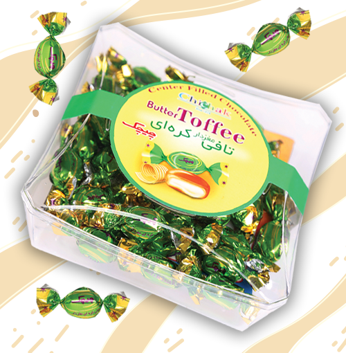 تافی کره ای توئیست میکس لفاف سبز